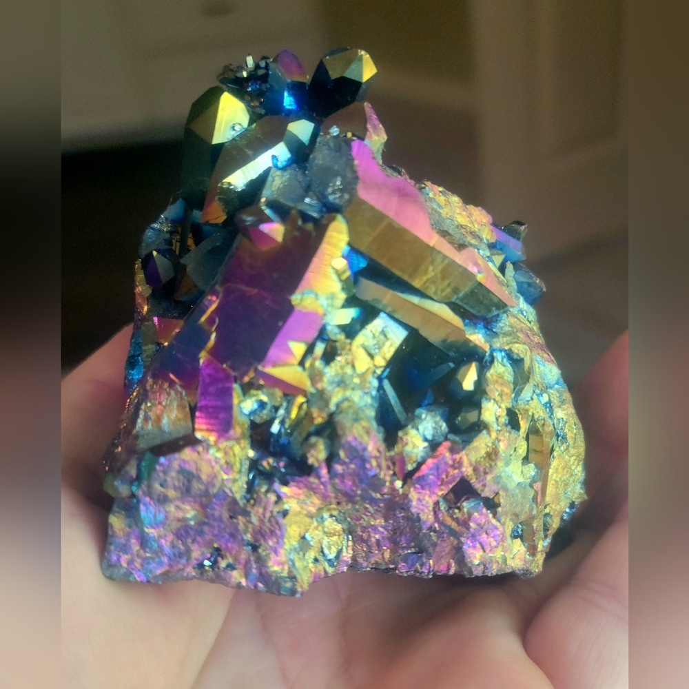 364g Rainbow AURA Quarts Cluster